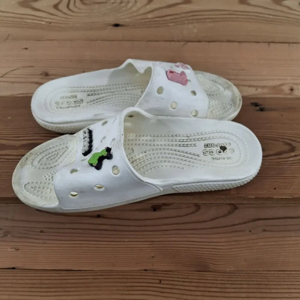 Crocs Slides Womens Size 7 - Picture 2 of 7
